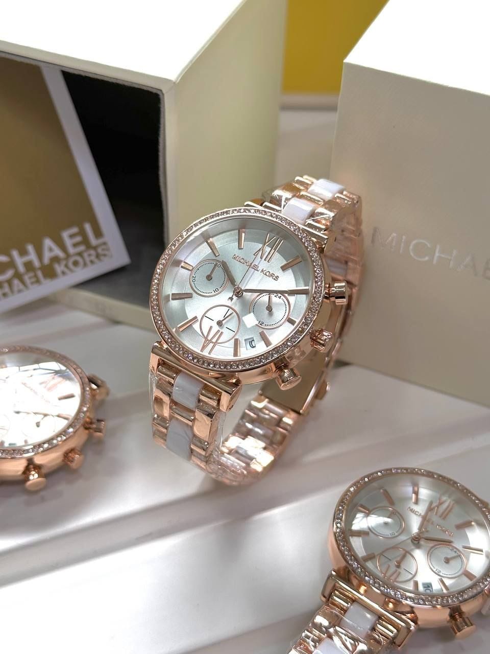 michael kors sofie white pearl