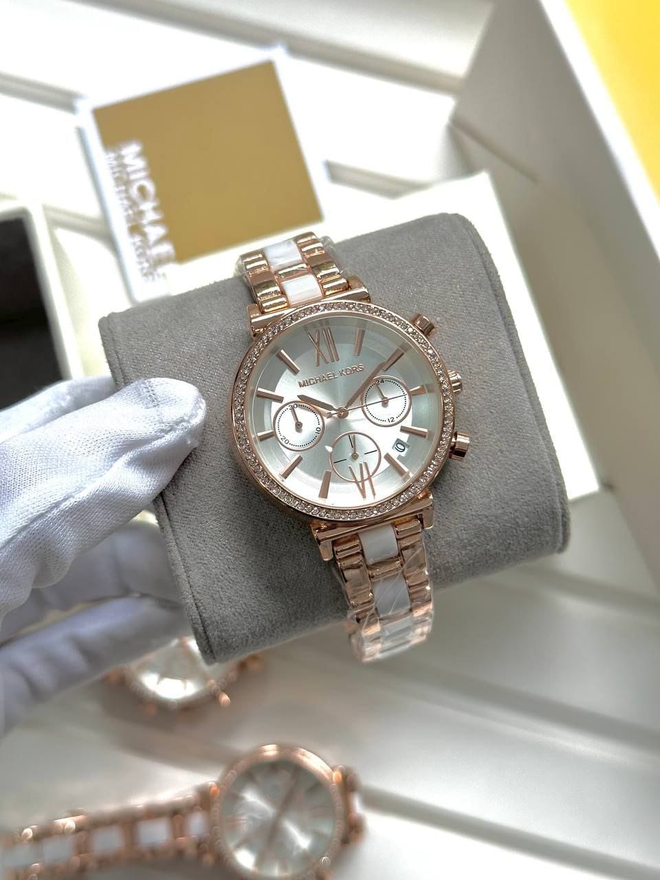 michael kors sofie white pearl